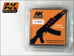 AK INTERACTIVE 213 - Lenses for Vehicle Lights - 3 mm - Red
