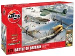 AIRFIX 50022 - 1:72 Battle of Britain (zestaw 4 modeli - Heinkel He-111,Messerschmitt Bf-109 ,Hurricane ,Spitfire)