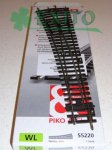 PIKO 55220 - A-Gleis Zwrotnica prosta lewa WL