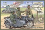 IBG 35002 - 1:35 BMW R12 with sidecar - military version