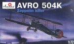 AMODEL 7268 - 1:72 Avro 504K Zeppelin Killer