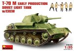 MINIART 35025 - 1:35 Soviet Light Tank T-70 M Early Production w/CREW