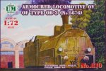 UNIMODELS 610 - 1:72 Armored Lokomotive OV of the type OB-3