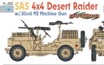 CYBER HOBBY / DRAGON 6681 - 1:35 Desert Raider SAS 4x4 w/.50 cal M2 M.G.