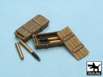 BLACK DOG T48014 - 1:48 King Tiger ammo boxes