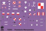 TORO MODEL 72D03 - 1:72 Pojazdy opancerzone Powstania Warszawskiego