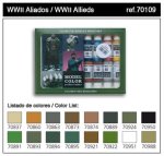VALLEJO Model Color Set 70109 - WW II Allied