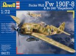 REVELL 04171 - 1:72 Focke Wulf Fw 190F-8 & Bv 246 Hagelkorn