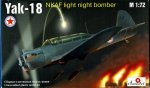 AMODEL 7230 - 1:72 Yakovlev Yak-18 Korea