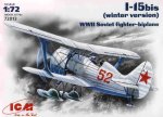 ICM 72013 - 1:72 I-15 bis, WWII Soviet Fighter-Biplane (winter version)