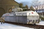 HOBBY BOSS 82912 - 1:72 Krasnaja Zvezda - Soviet draisine (armoured train)