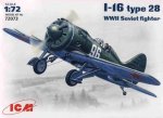 ICM 72073 - 1:72 I-16 type 28, WWII Soviet Fighter