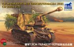 BRONCO CB 35004 - 1:35 7.5cm Pak40(Sf) auf Geschutzwagen 39H(f)