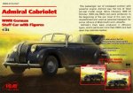ICM 35471 - 1:35 Admiral Cabriolet - WWII German Staff Car with Figures