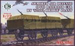 UNIMODELS 616 - 1:72 Armored Air Defense ( PVO) Railroad car by steel bridge plant