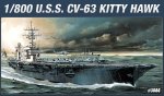 ACADEMY 1444 - 1:800 USS Kitty Hawk