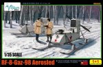 VISION MODELS 35003 - 1:35 RF-8 GAZ-98 Aerosled WW II with 2 crew figures
