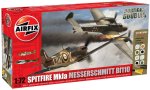 AIRFIX 50128 - 1:72 Messerschmitt Bf 110 C/D & Supermarine Spitfire Mk.Ia (Dogfight Double)