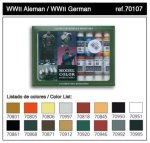 VALLEJO Model Color Set 70107 - WW II German