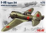 ICM 72071 - 1:72 I-16 type 24, WWII Soviet Fighter