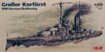 ICM S.002 - 1:350 Großer Kurfürst , WWI German Battleship