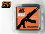 AK INTERACTIVE 205 - Lenses for Vehicle Lights - 1,5 mm - Amber