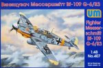 UNIMODELS 48-407 - 1:48 Messerschmitt Bf 109 G6 / R3