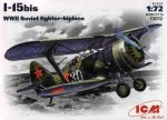 ICM 72012 - 1:72 I-15 bis, WWII Soviet Fighter-Biplane