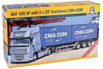 ITALERI 3861 - 1:24 DAF XF105 with 2 x 20ft container