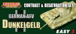 LIFECOLOR MS01 - German AFV Dunkel Gelb - Contrast & Desaturation set