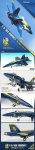 ACADEMY 12424 - 1:72 F/A-18C Hornet Blue Angels