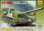 ZVEZDA 3531 - 1:35 Soviet Self-propelled Gun SU-100
