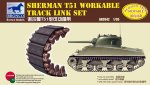 BRONCO AB3542 - 1:35 Sherman T51 Workable Track Link Set