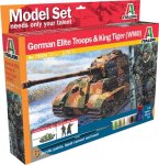 ITALERI 73004 - 1:72 King Tiger with Infantry