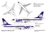 LIMAOSCAR 1441 - 1:144 Boeing 737-500 LOT