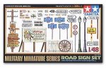 TAMIYA 32509 - 1:48 Road Sign Set