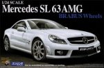 AOSHIMA 047866 - 1:24 Mercedes SL63 AMG w/Brabus Wheels