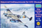 UNIMODELS 102 - 1:72 Petlyakov Pe-2 , Finnish Air Force