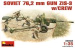 MINIART 35032 - 1:35 Soviet 76,2 mm Field Gun ZIS-3 w/crew