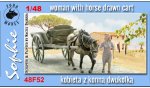 TORO MODEL 48F52 - 1:48 Sophie - kobieta z konną dwukółką