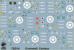 TORO MODEL 72D14 - 1:72 Cromwell i Centaur w P.S.Z cz.1