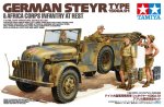 TAMIYA 35305 - 1:35 German Steyr Type 1500A/01 & Africa Corps Infantry At Rest