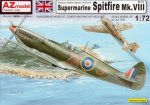AZ MODEL AZ 7379 - 1:72 Supermarine Spitfire Mk.VIII - RAF,USAF