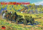 ICM 35802 - 1:35 76,2 mm F-22 with Horse Transport