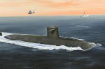 HOBBY BOSS 83519 - 1:350 French Navy Le Triomphant SSBN