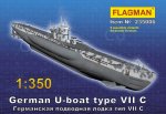 FLAGMAN 235006 - 1:350 German U-boat type VII C