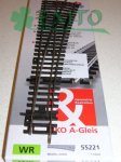 PIKO 55221 - A-Gleis Zwrotnica prosta prawa WR