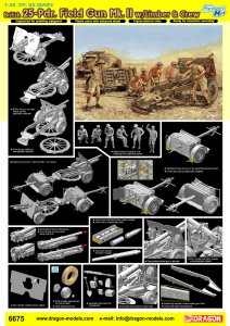 DRAGON 6675 - 1:35 British 25 Pdr. Field Gun Mk.II w/Limber & Crew