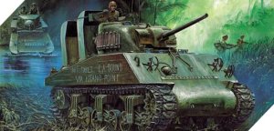 ACADEMY 13203 - 1:35 M2A2 Sherman U.S. Marines