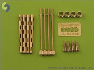 MASTER 24-001 - 1:24 Lufy brytyjskich km-ów Browning Mk 2 .303 caliber (7,7mm) (4 szt.)